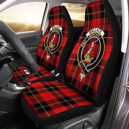 ScotsTee Shop Scottish Wallace (Wallas) Modern Clan Crest Tartan Car Seat Covers