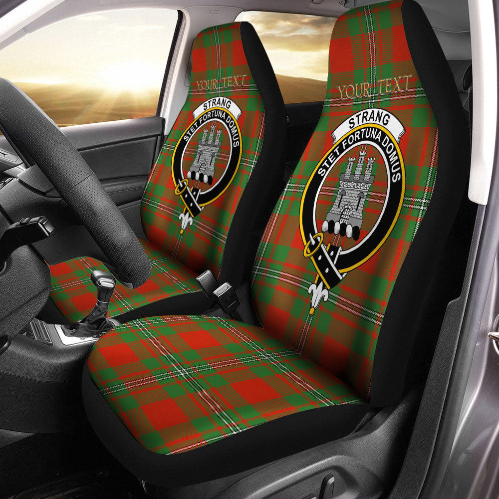 ScotsTee Shop Scottish Strang Ancient Clan Crest Tartan Car Seat Covers