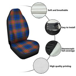 ScotsTee Shop Scottish Traill (Trayle) Modern Clan Crest Tartan Car Seat Covers