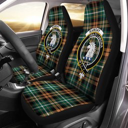 ScotsTee Shop Scottish Ramsay Orange Modern Clan Crest Tartan Car Seat Covers