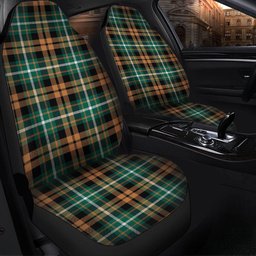 ScotsTee Shop Scottish Ramsay Orange Modern Clan Crest Tartan Car Seat Covers