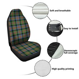 ScotsTee Shop Scottish Tennant Ancient Clan Crest Tartan Car Seat Covers