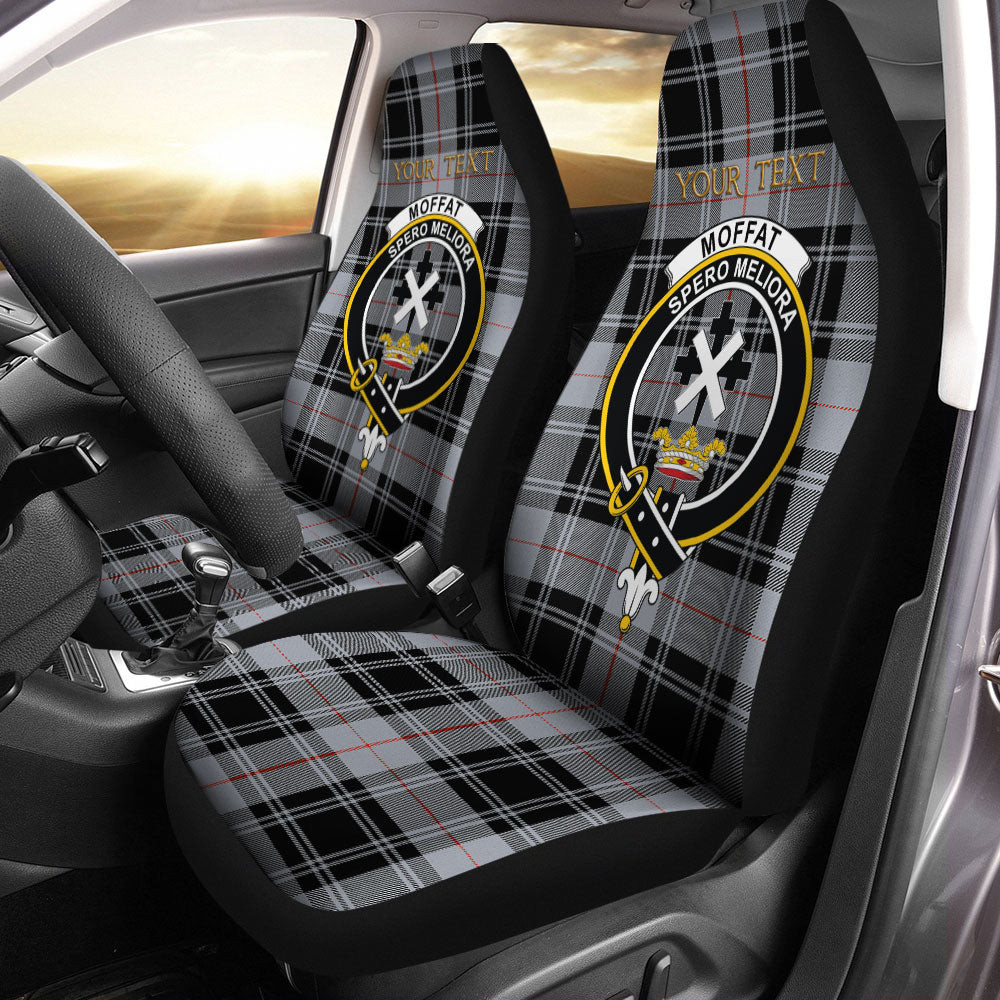ScotsTee Shop Scottish Moffat Ancient Clan Crest Tartan Car Seat Covers