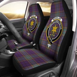ScotsTee Shop Scottish Wardlaw Weathered Clan Crest Tartan Car Seat Covers