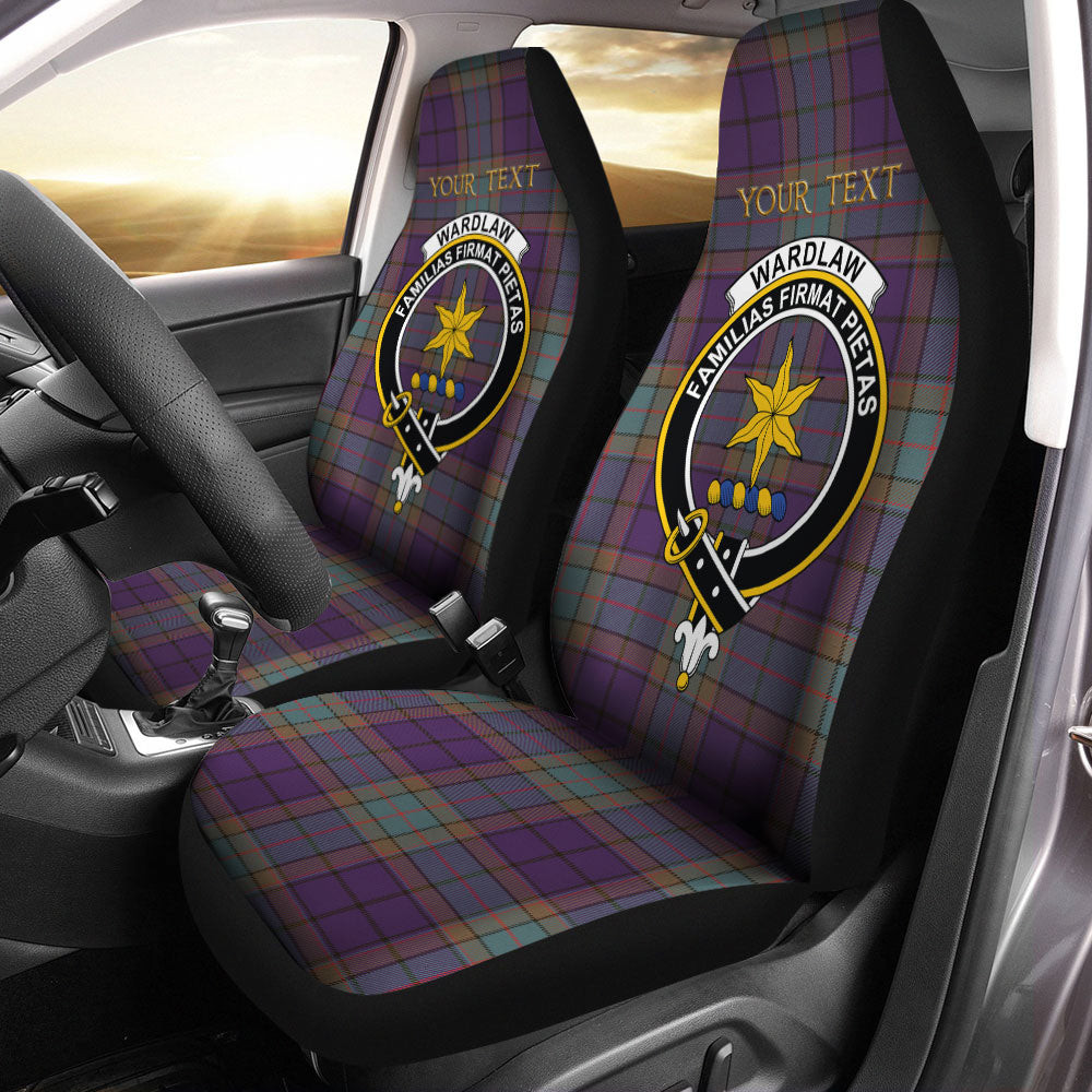 ScotsTee Shop Scottish Wardlaw Weathered Clan Crest Tartan Car Seat Covers