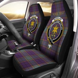 ScotsTee Shop Scottish Wardlaw Weathered Clan Crest Tartan Car Seat Covers