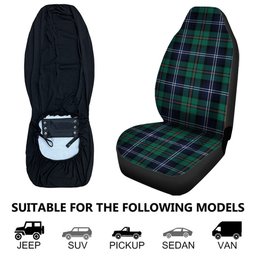 ScotsTee Shop Scottish Urquhart Modern Clan Crest Tartan Car Seat Covers