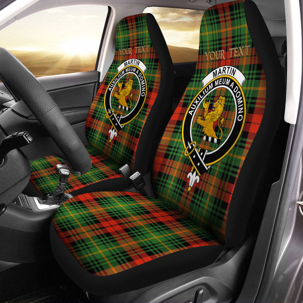 ScotsTee Shop Scottish Martin Ancient Clan Crest Tartan Car Seat Covers