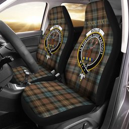 ScotsTee Shop Scottish Rollo Weathered Clan Crest Tartan Car Seat Covers