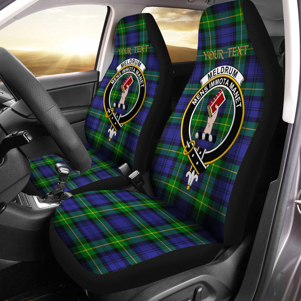 ScotsTee Shop Scottish Meldrum Clan Crest Tartan Car Seat Covers