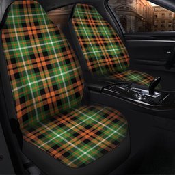 ScotsTee Shop Scottish Ramsay Orange Ancient Clan Crest Tartan Car Seat Covers