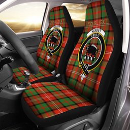 ScotsTee Shop Scottish Nisbet (Nisbit) Ancient Clan Crest Tartan Car Seat Covers