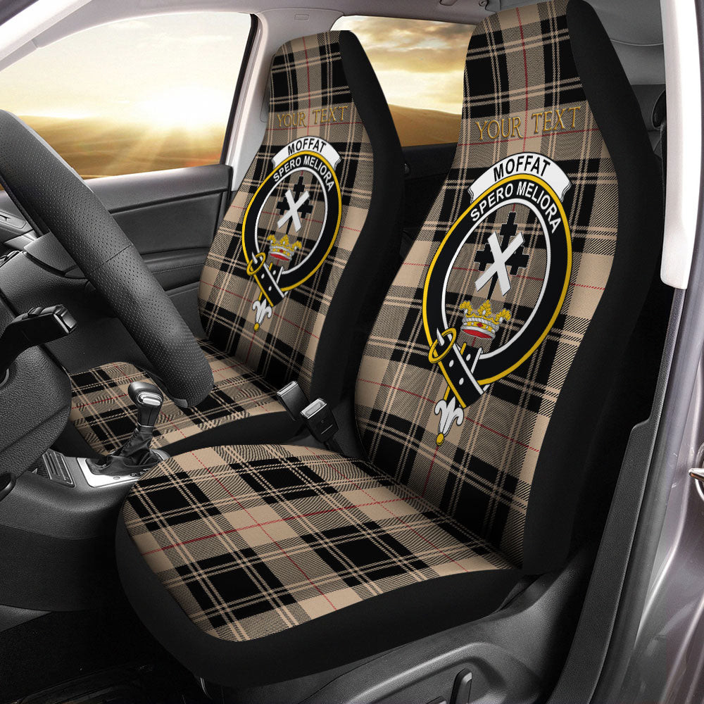 ScotsTee Shop Scottish Moffat Weathered Clan Crest Tartan Car Seat Covers