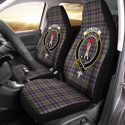 ScotsTee Shop Scottish Tailyour Weathered Clan Crest Tartan Car Seat Covers