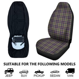 ScotsTee Shop Scottish Tailyour Weathered Clan Crest Tartan Car Seat Covers