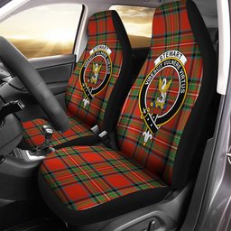 ScotsTee Shop Scottish Stewart Royal (Royal Stewart) Ancient Clan Crest Tartan Car Seat Covers