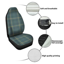 ScotsTee Shop Scottish Pearson Weathered Clan Crest Tartan Car Seat Covers