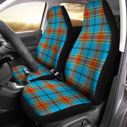 ScotsTee Shop Scottish Traill (Trayle) Weathered Clan Crest Tartan Car Seat Covers