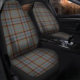 ScotsTee Shop Scottish Stinson (Stephenson Stevenson) Weathered Clan Crest Tartan Car Seat Covers