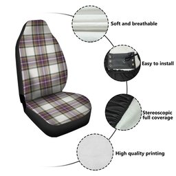 ScotsTee Shop Scottish Richards (Pritchard) Weathered Clan Crest Tartan Car Seat Covers