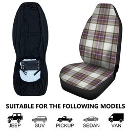 ScotsTee Shop Scottish Richards (Pritchard) Weathered Clan Crest Tartan Car Seat Covers