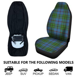 ScotsTee Shop Scottish Strachan Ancient Clan Crest Tartan Car Seat Covers