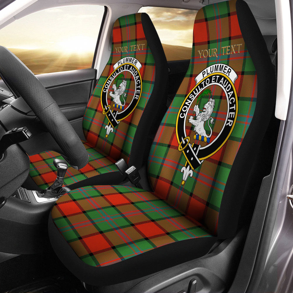 ScotsTee Shop Scottish Plummer Ancient Clan Crest Tartan Car Seat Covers
