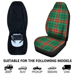 ScotsTee Shop Scottish Muirhead Modern Clan Crest Tartan Car Seat Covers