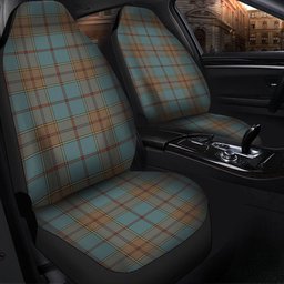 ScotsTee Shop Scottish Strachan Weathered Clan Crest Tartan Car Seat Covers