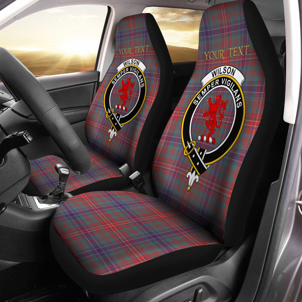 ScotsTee Shop Scottish Wilson Weathered Clan Crest Tartan Car Seat Covers
