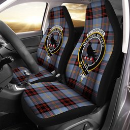 ScotsTee Shop Scottish Rutherford Ancient Clan Crest Tartan Car Seat Covers
