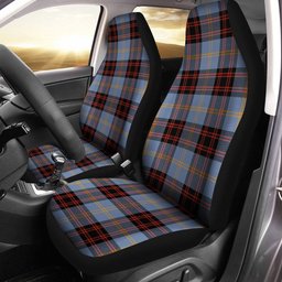 ScotsTee Shop Scottish Rutherford Ancient Clan Crest Tartan Car Seat Covers