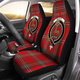 ScotsTee Shop Scottish Scott Modern Clan Crest Tartan Car Seat Covers