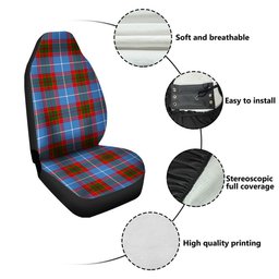 ScotsTee Shop Scottish Skirving Clan Crest Tartan Car Seat Covers