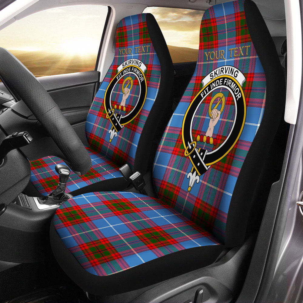 ScotsTee Shop Scottish Skirving Clan Crest Tartan Car Seat Covers