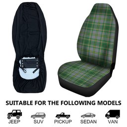 ScotsTee Shop Scottish Taylor Weathered Clan Crest Tartan Car Seat Covers