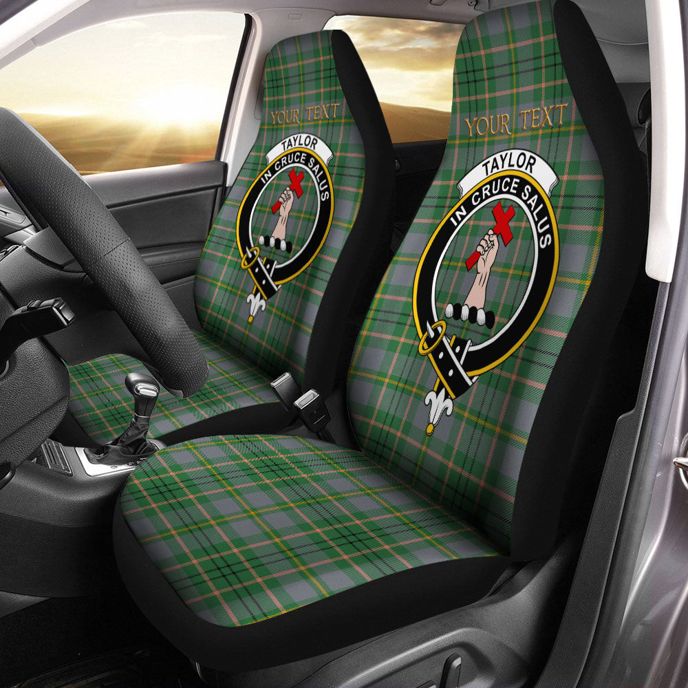 ScotsTee Shop Scottish Taylor Weathered Clan Crest Tartan Car Seat Covers