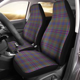 ScotsTee Shop Scottish Pitcairn Hunting Weathered Clan Crest Tartan Car Seat Covers