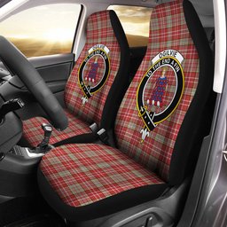ScotsTee Shop Scottish Ogilvie Weathered Clan Crest Tartan Car Seat Covers