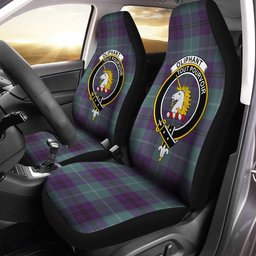 ScotsTee Shop Scottish Oliphant Weathered Clan Crest Tartan Car Seat Covers