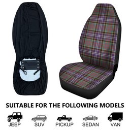 ScotsTee Shop Scottish Paisley Drennan (Drennan Drennan) Weathered Clan Crest Tartan Car Seat Covers
