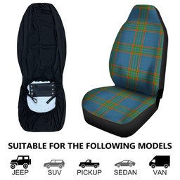 ScotsTee Shop Scottish Ralston UK Ancient Clan Crest Tartan Car Seat Covers