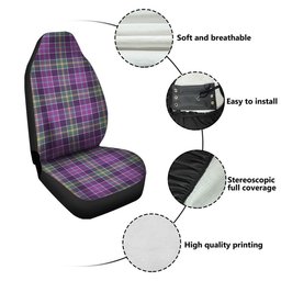ScotsTee Shop Scottish Yule Weathered Clan Crest Tartan Car Seat Covers