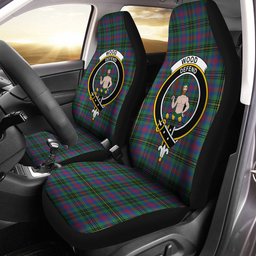 ScotsTee Shop Scottish Wood Modern Clan Crest Tartan Car Seat Covers
