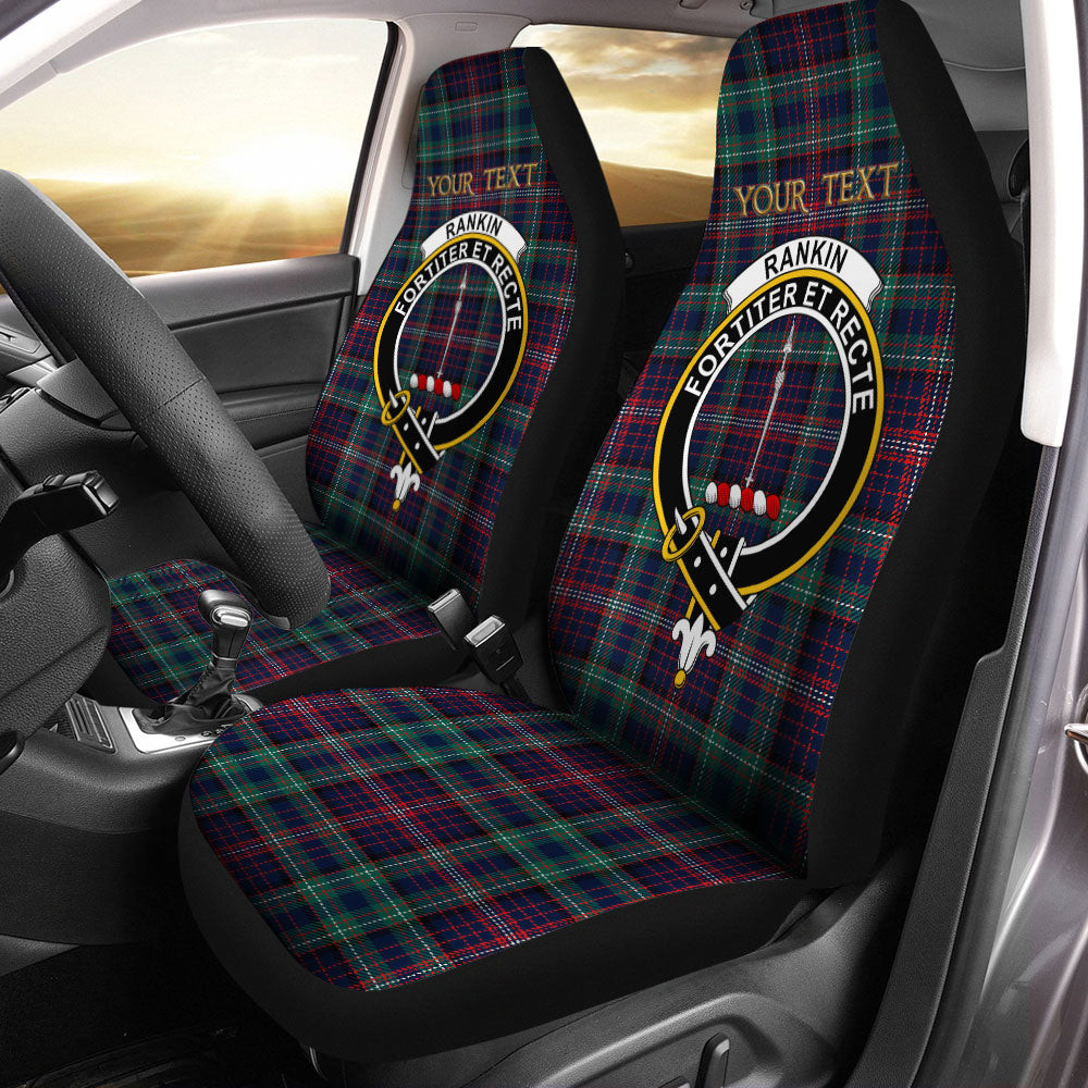 ScotsTee Shop Scottish Rankin Modern Clan Crest Tartan Car Seat Covers