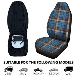 ScotsTee Shop Scottish Renton Ancient Clan Crest Tartan Car Seat Covers