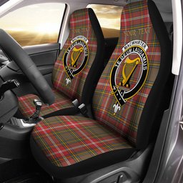 ScotsTee Shop Scottish MacWhirter Weathered Clan Crest Tartan Car Seat Covers