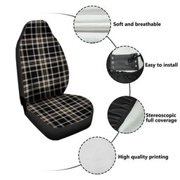 ScotsTee Shop Scottish Ochterlony (Auchterlony) Ancient Clan Crest Tartan Car Seat Covers