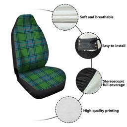 ScotsTee Shop Scottish Shaw Ancient Clan Crest Tartan Car Seat Covers