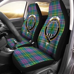 ScotsTee Shop Scottish Yule Ancient Clan Crest Tartan Car Seat Covers
